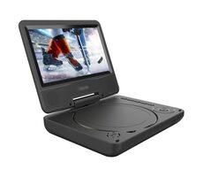 SENCOR SPV 2075 černá / Přenosný DVD přehrávač / 7" LCD displej / 3.5 mm jack / USB / SD / 1000 mAh