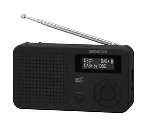 SENCOR SRD 7210B černá / Přenosné rádio / DAB+ / FM / Bluetooth / USB 