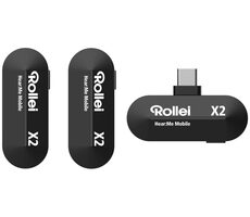 Rollei Hear:Me Mobile X2 / Klopový mikrofon (2x vysílač + 1x přijímač) / USB-C
