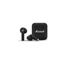 Rozbaleno - Marshall Minor IV černá / Bezdrátová sluchátka s mikrofonem / Bluetooth / rozbaleno