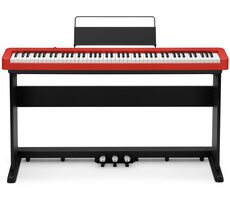 Casio S160RD červená set + stojan / digitální piáno / 88 kláves / USB / 6x AA & adaptér