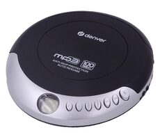 Rozbaleno - Denver DMP-391 černá / Přenosný CD přehrávač / MP3 / 2x AA / rozbaleno