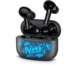 Buxton BTW 4600 šedá / bezdrátová sluchátka / mikrofon / Bluetooth 5.4 / IPX6
