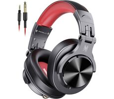 OneOdio Fusion A71 červená / všestranná sluchátka / 3.5mm Jack