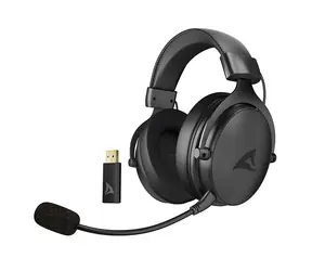 Sharkoon Skiller SGH40W černá / bezdrátová sluchátka / mikrofon / 2.4GHz / USB-C 