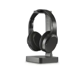 Hama bezdrátová TV sluchátka černá / nabíjecí základna s 2,4 GHz vysílačem / Bluetooth