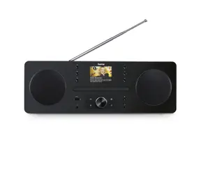 Hama DIR1570CBT černá / digitální a internetové rádio / DAB+ /CD / BT RX / App ovládání
