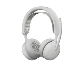 Logitech Wireless 2 ES for Business bílá / bezdrátová sluchátka / mikrofon / Bluetooth / pro MS Teams