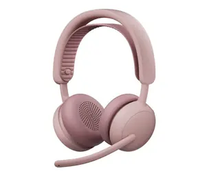 Logitech Wireless 2 ES for Business růžová / bezdrátová sluchátka / mikrofon / Bluetooth / pro MS Teams