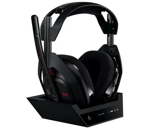 Logitech ASTRO A50 černá / bezdrátová herní sluchátka / mikrofon / USB & BT