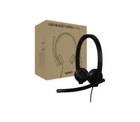 Logitech Headset H570e Stereo MS Teams / Sluchátka s mikrofonem / USB-A