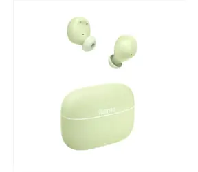 Hama Freedom Buddy II zelená / Bluetooth sluchátka / špunty / USB-C / mikrofón