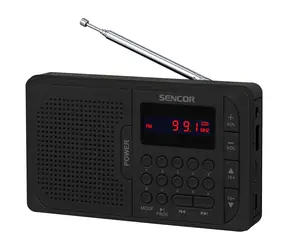 SENCOR SRD 216 černá / Digitální rádio / FM / BT / USB / SD 