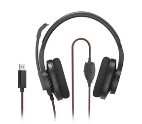 Hama PC Office Headset HS-USB400 V2 černá / sluchátka s mikrofonem