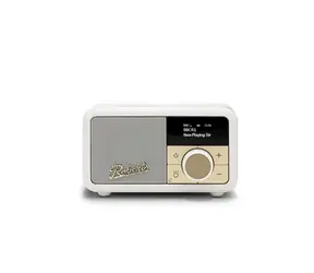 Roberts Radio Revival Petite 2 Cream / Přenosné rádio / DAB+ a FM / USB-C / BT / LCD Displej / 3.5mm 