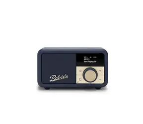 Roberts Radio Revival Petite 2 Midnight Blue / Přenosné rádio / DAB+ a FM / USB-C / BT / LCD Displej / 3.5mm 