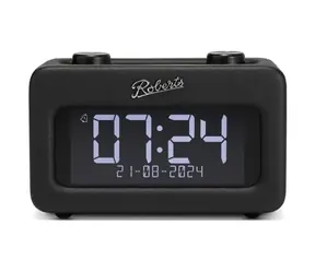 Roberts Radio Revival Rest Black / Radiobudík / DAB+ a FM / USB-A / BT / LCD Displej / 3.5mm 