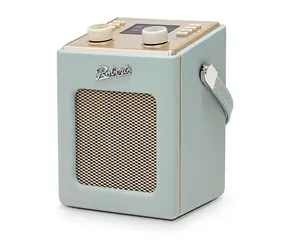 Roberts Radio Revival Mini 2 Duck Egg Blue / Přenosné rádio / DAB+ a FM / BT / LCD Displej / 3.5mm 