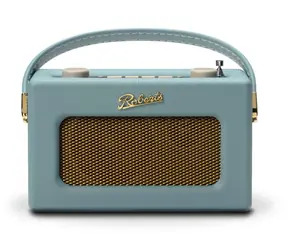 Roberts Radio Revival Uno Duck Egg Blue / Přenosné rádio / DAB+ a FM / BT / LCD Displej / 3.5mm 