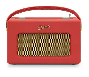 Roberts Radio Revival iStream3L Classic Red / Přenosné rádio / DAB+ a FM / USB / BT + Wi-Fi / LCD Displej / 3.5mm 
