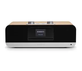 Roberts Radio BluTune 300L Cherry / Rádio / DAB+ a FM / USB / BT + Wi-Fi / CD / LCD Displej / 3.5mm 
