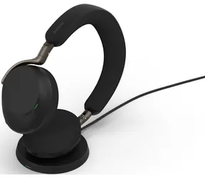 Jabra Evolve3 75 UC USB-A + nabíjecí podložka černá / bezdrátová sluchátka / mikrofon / ANC / USB-A + Bluetooth