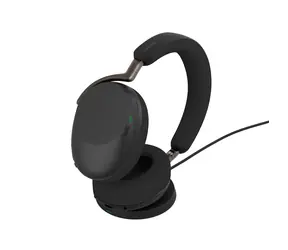 Jabra Evolve3 85 UC USB-C černá + nabíjecí podložka / bezdrátová sluchátka / mikrofon / ANC / USB-C + Bluetooth