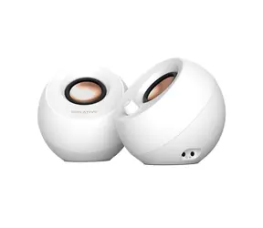 Creative Labs Pebble Pro bílá / reproduktory / RGB / 2.0 / Bluetooth 5.3 / 20W / USB-C