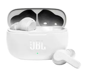 Rozbaleno - JBL Wave 200TWS bílá / Bezdrátová sluchátka / mikrofon / BT 5.0 / IPX2 / rozbaleno