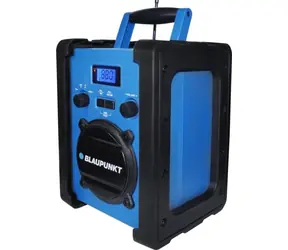 Rozbaleno - BLAUPUNKT PP30BT modrá / přenosné odolné rádio / 5W / Bluetooth / výdrž až 10 hodin / rozbaleno