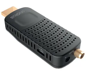 STRONG SRT 84 černá / Digitální stick tuner DVB-T2 / FHD / micro-USB / HDMI