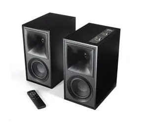 Klipsch The Fives - Black (1 pár) / Aktivní reproduktory / 160 W / HDMI | optický | RCA | 3.5 mm | USB | BT / 109 dB