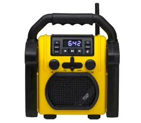 Adler AD 1911 černo-žlutá / Stavební rádio / FM / AUX / BT 5.1 / IPX54