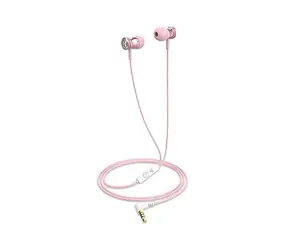 Havit E303P růžová / sluchátka do uší s mikrofonem / jack 3.5mm
