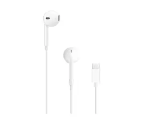 Rozbaleno - Apple EarPods (2024) bílá / Sluchátka s mikrofonem / USB-C / rozbaleno