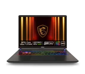 MSI Vector 16 HX AI A2XWHG-095CZ šedá / 16" QHD+ / Intel Core Ultra 7 255HX / 32GB / 1TB SSD / RTX 5070Ti 12GB / W11H