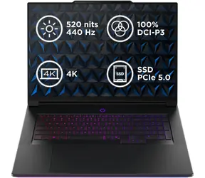 Lenovo Legion 9 18IAX10 černá / 18" WQUXGA / Intel Core Ultra 9 275HX / 64GB / 2TB SSD / RTX 5080 16GB / W11P