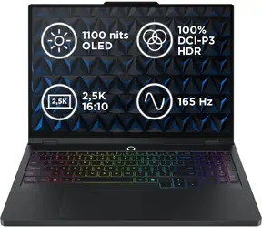 Lenovo Legion Pro 5 16AFR10 černá / 16" WQXGA / AMD Ryzen 9 9955HX / 32GB / 1TB SSD / RTX 5070 8GB / W11H