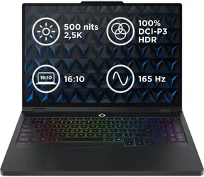 Lenovo Legion Pro 5 16IAX10 černá / 16" WQXGA / Intel Core Ultra 7 255HX / 32GB / 1TB SSD / RTX 5060 8GB / Bez OS