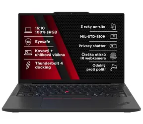 Lenovo ThinkPad X13 Gen 6 černá / 13.3" WUXGA / AMD Ryzen AI 7 PRO 350 2.0GHz / 32GB / 1TB SSD / AMD Radeon 860M / W11P