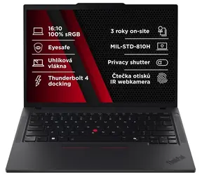 Lenovo ThinkPad T14 G6 černá / 14" WUXGA / Ryzen AI 5 PRO 340 2.0GHz / 16GB / 512GB SSD / Radeon 840M / W11P