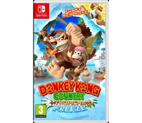Switch Donkey Kong Country Freeze / Plošinovka / Angličtina / od 3 let / Hra pro Nintendo Switch