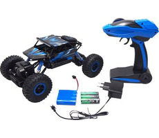 Amewi Conqueror 4WD Rock Crawler modrá / RC auto / 1:18 / dálkové ovládání / 2.4GHz / NiMH 700mAh 4.8V