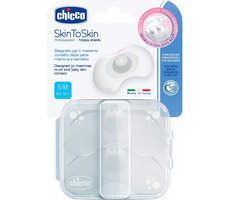 Chicco chránič bradavek SkinToSkin / silikonový / velikost S-M / 2ks