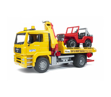 Bruder 02750 Odtahová služba MAN TGA + JEEP / 1:16 / od 4 let