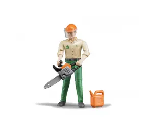 Bruder 60030 Lesní dělník figurka / Velikost 10.7 cm / od 4 let