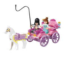 Sluban Girls Dream Princess M38-B0239 Princeznin kočár / LEGO - kompatibilní / Počet figurek|dílků: 2|99 / od 6 let