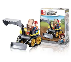 Sluban Town Stavitelé M38-B0377C Malý pásový bagr / LEGO - kompatibilní / Počet figurek|dílků: 1|91 / od 6 let