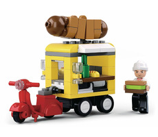 Sluban Town M38-B0565 Hot dog auto / LEGO - kompatibilní / Počet figurek|dílků: 1|112 / od 6 let