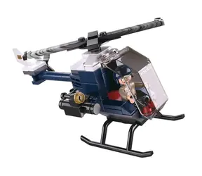 Sluban Policie M38-B0638B Helikoptéra / LEGO - kompatibilní / Počet figurek|dílků: 1|88 / od 6 let